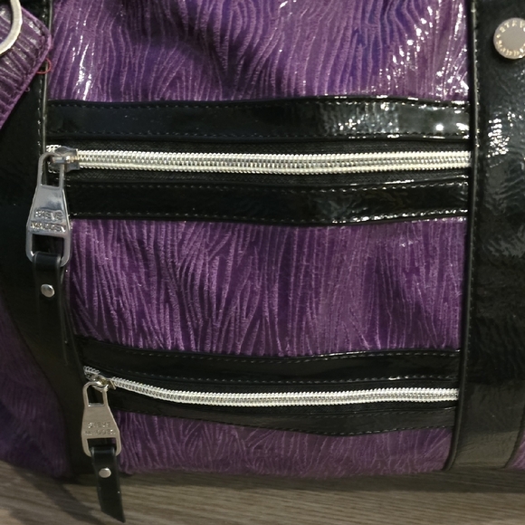 Steve Madden Purple and Black Bag - Picture 3 of 11